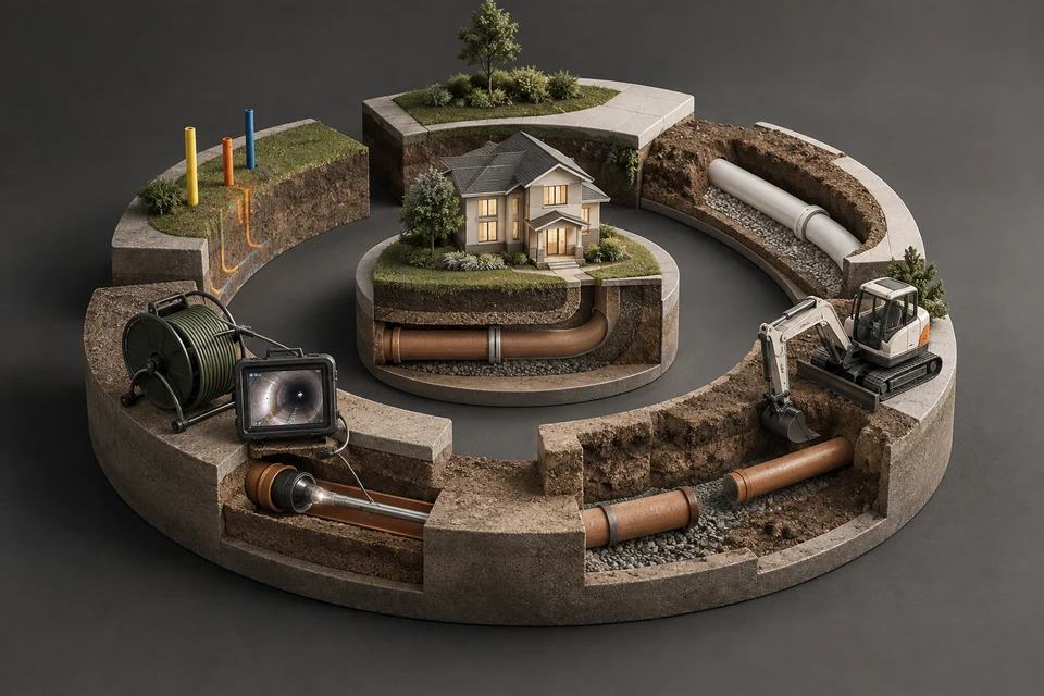 Conceptual illustration of evidence · method · restoration